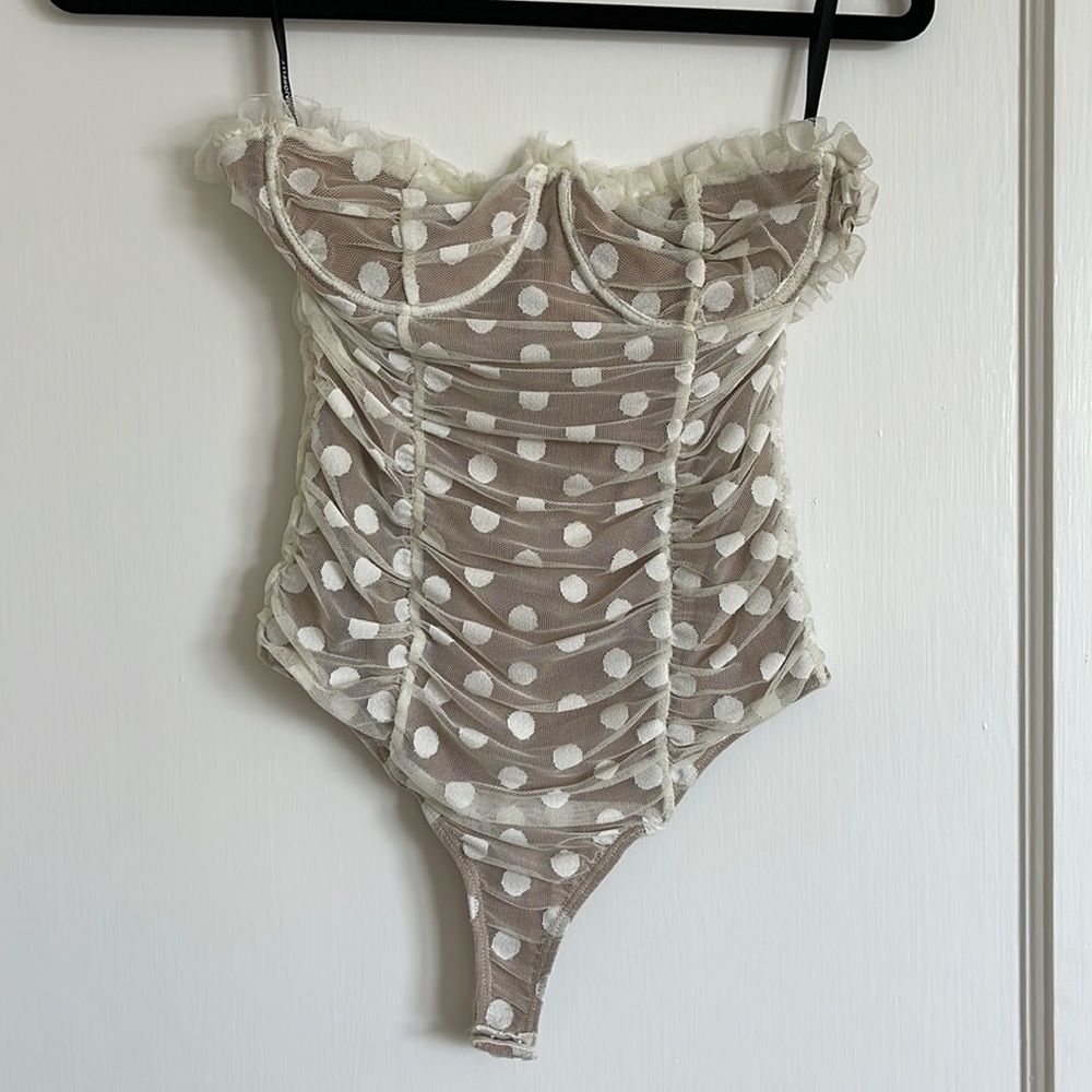 Majorelle Polka Dot Bodysuit